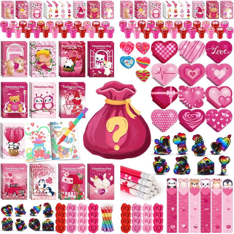 BenLouis Valentine's Day Gifts Set Blind Box for Kids School Classroom Exchange Reward Prize Crafts Bulk for Students Valentine's Day Party Favors Goodie Bag Stuffers - Image 1