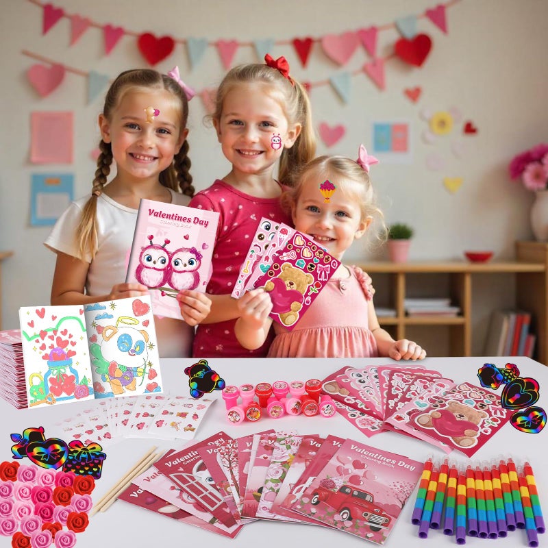 BenLouis Valentine's Day Gifts Set Blind Box for Kids School Classroom Exchange Reward Prize Crafts Bulk for Students Valentine's Day Party Favors Goodie Bag Stuffers - Image 5