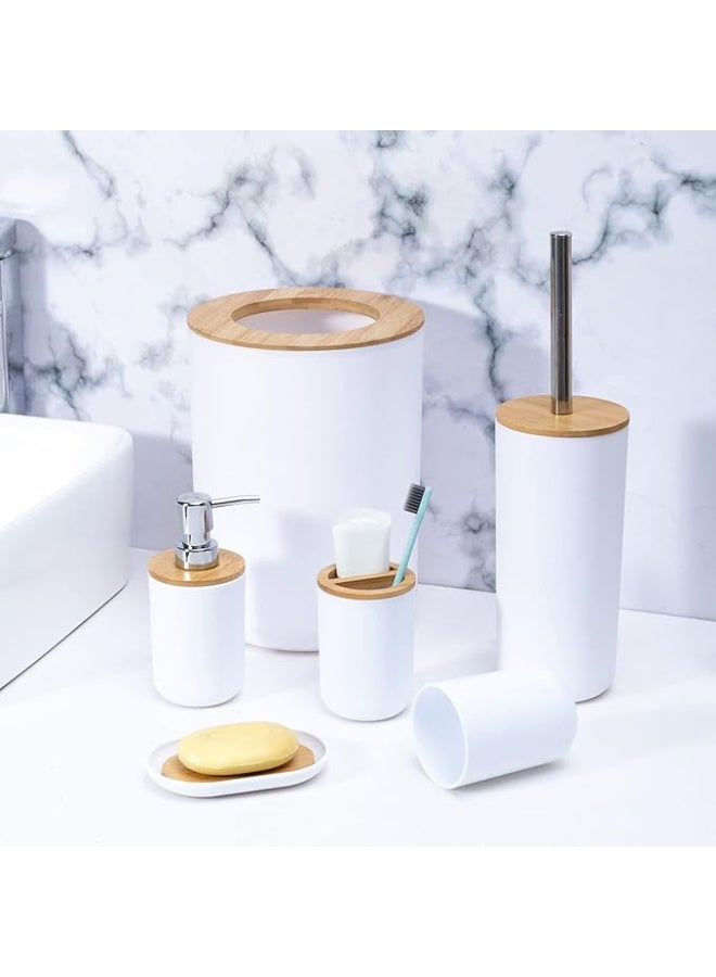 Bamboo Soap Holder 2 Pack, Soap Dishes for Bar Soap, Drainage Soap Holder for Shower Bathroom Kitchen Sink, Eco-Friendly Wooden Soap Dish Soap Saver with Draining Stand Bathroom Accessories (White) - Image 2
