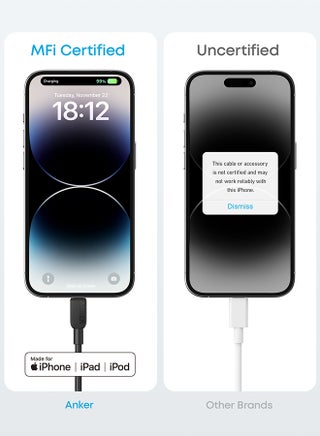 USB C to Lightning Cable, 3ft MFi Certified, Fast Charging for iPhone 14 Plus/Pro/13/12/11/X/XS/XR (, Charger Not Included) - view 4