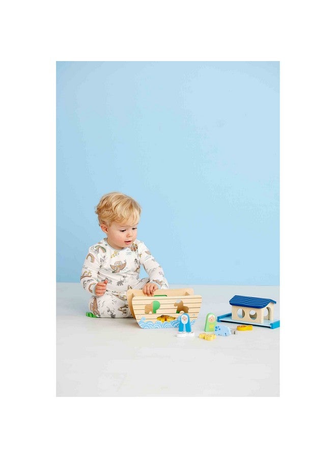 Mud Pie Noah's Ark Shape Sorter Set - Image 4