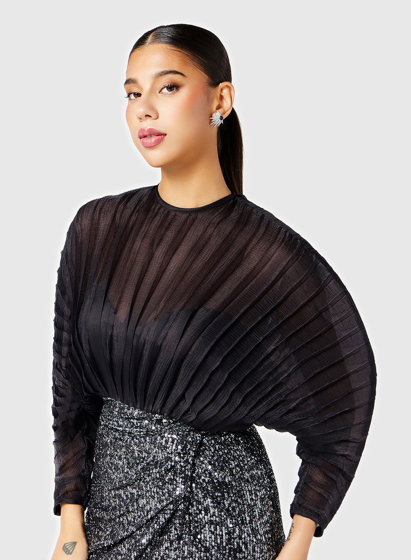 ثريدز باي اجوني فستان ترتر أومبر - Image 3