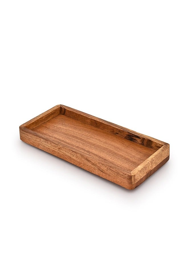 Kimona Platter Set of 3, Rectangular Wooden Platters for Home Décor Serving Platters for Cheese, Fruit, Vegetables, Charcuterie (11" X 5" X 0.75") - Image 4