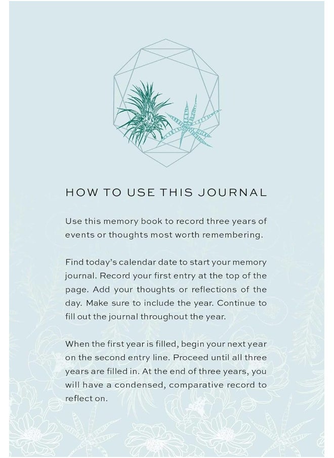 Inner World Memory Journal: Reflect, Record, Remember: A Three-Year Daily Memory Journal  - Image 2