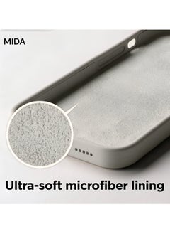 Mida iPhone 14 Silicone Case Cover, full body protection case with a soft silky feel, shockproof cover with microfiber lining  - Image 5
