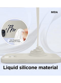 Mida iPhone 14 Silicone Case Cover, full body protection case with a soft silky feel, shockproof cover with microfiber lining  - Image 4