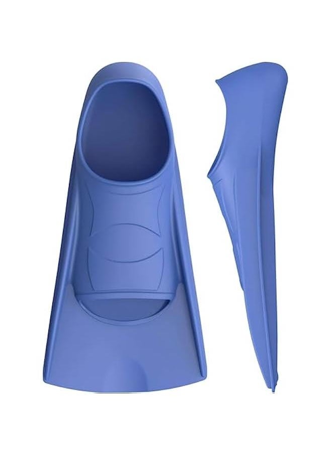 HOOKOR Swimming Training Fins,Comfortable Silicone Flippers for Swimming and Diving,Size Suitable Kids Girls Boys  - Image 1