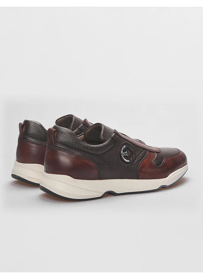 Cabani Leather Brown Men's Sports Shoes