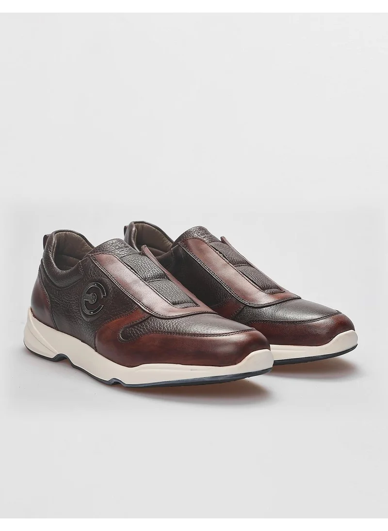 Cabani Leather Brown Men's Sports Shoes