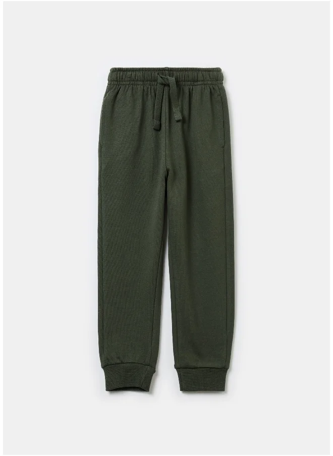 Ovs Fleece joggers with pockets and drawstring