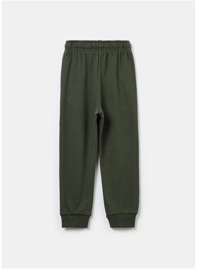Ovs Fleece joggers with pockets and drawstring