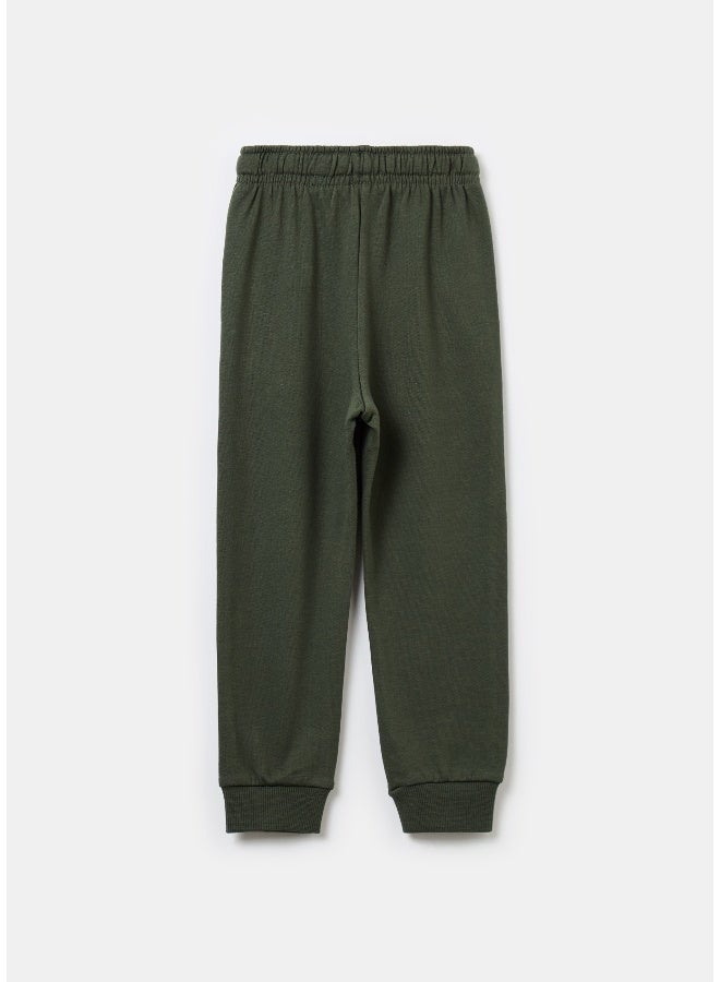 Ovs Fleece joggers with pockets and drawstring - Image 2
