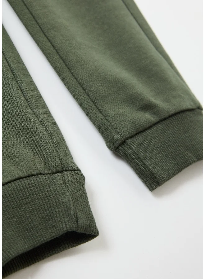 Ovs Fleece joggers with pockets and drawstring