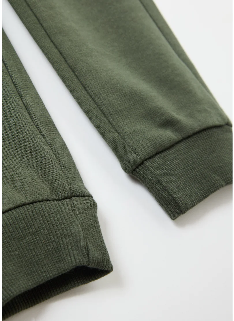 Ovs Fleece joggers with pockets and drawstring