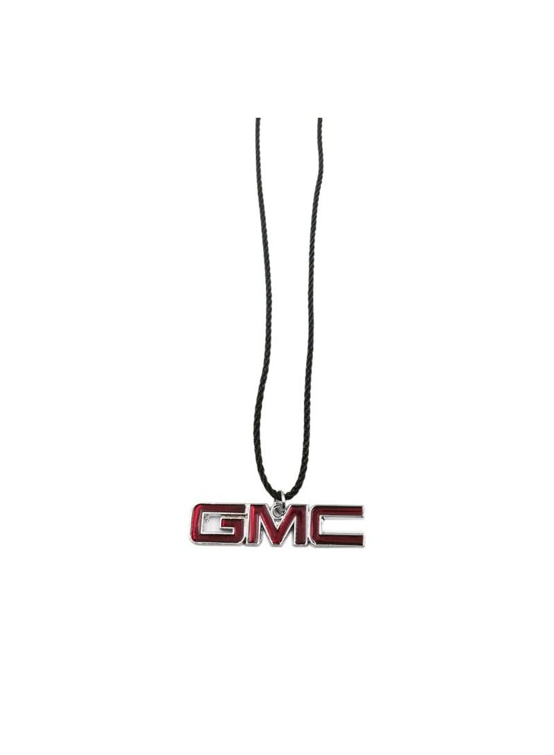 جي ام سي سلسلة تعليق معدنية صغيرة لسيارة GMC بشعار السيارة على مرآة السيارة مع قلادة شعار GMC 1 قطعة - Image 4