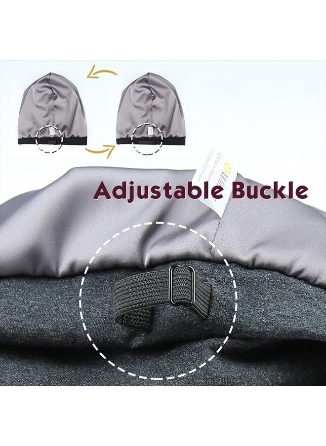Winitas - Satin Lined Sleep Cap for Men with Curly Hair Dreadlocks - Image 1