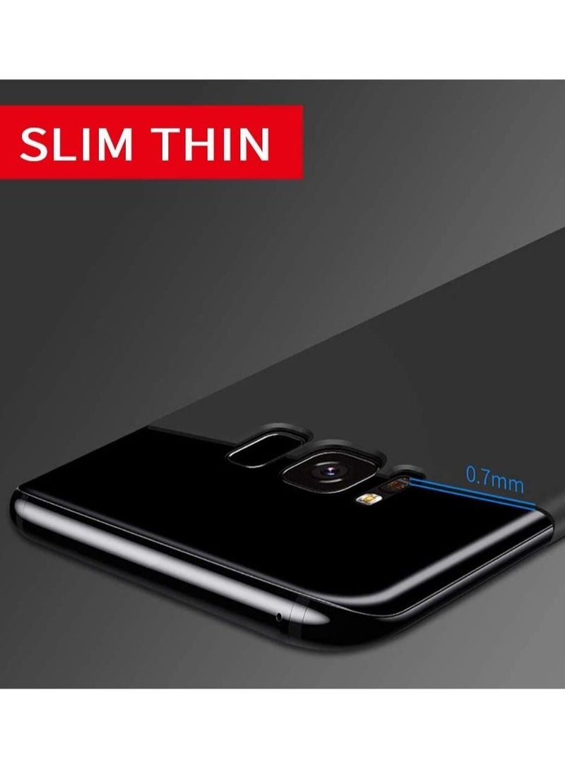 جراب Samsung Galaxy S8 غطاء نحيف للغاية مقاوم للصدمات أسود - Image 4