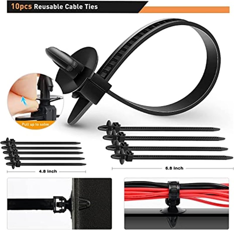 U-HOOME Car Push Retainer Clips &Auto Fasteners Assortment,723Pcs Plastic Car Retainer Clips,23 Most Popular Sizes Bumper Clips Plastic Push Rivets Fender Clips Door Panel Clips for Toyota Ford Honda Chrysler - Image 5