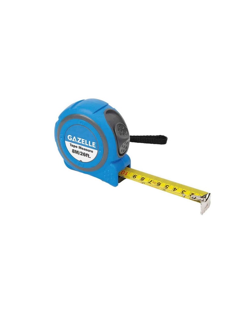 Gazelle - Gazelle 26 Ft. Tape Measure (8m) with Rubber Cover - Image 1