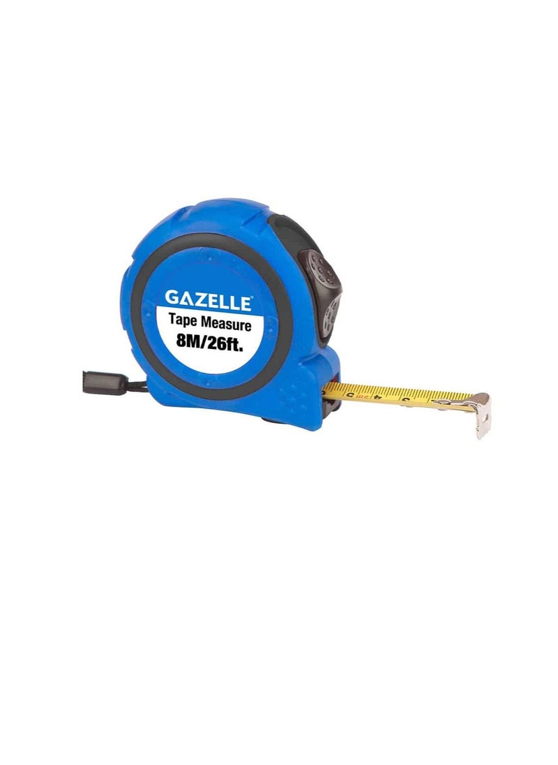 Gazelle - Gazelle 26 Ft. Tape Measure (8m) with Rubber Cover - Image 1