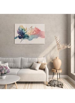Home Gallery Abstract Pink Flower Landscape Oil Paintings Printed Canvas wall art  - Image 2