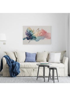 Home Gallery Abstract Pink Flower Landscape Oil Paintings Printed Canvas wall art  - Image 3