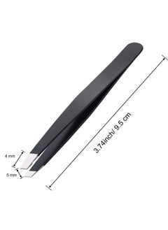 12 Pieces Eyebrow Tweezers Stainless Steel Slant Tip Tweezers Facial Hair Eyebrow Precision Tweezers For Men And Women(Black) - pzsku/ZB1A633C955DFD20E993BZ/45/_/1734182998/1750ef86-e108-4ddb-9981-1bec583bb1e8