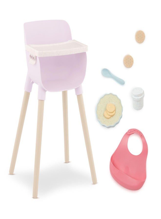 LullaBaby – Doll High Chair & Feeding Set - Image 1