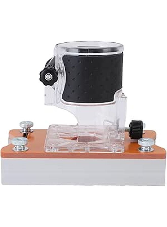 Aluminum Alloy Router Base For 65mm Trimmer With Storage Box For Wood Slotting And Furniture Grooving - Image 1