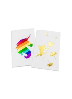 Hygloss Embossed Metallic Foil Paper For Arts & Crafts Classroom Activities & Artists8.5" X 11"12 Sheets 8.5X11Inch Assorted Colors & Designs  - Image 3