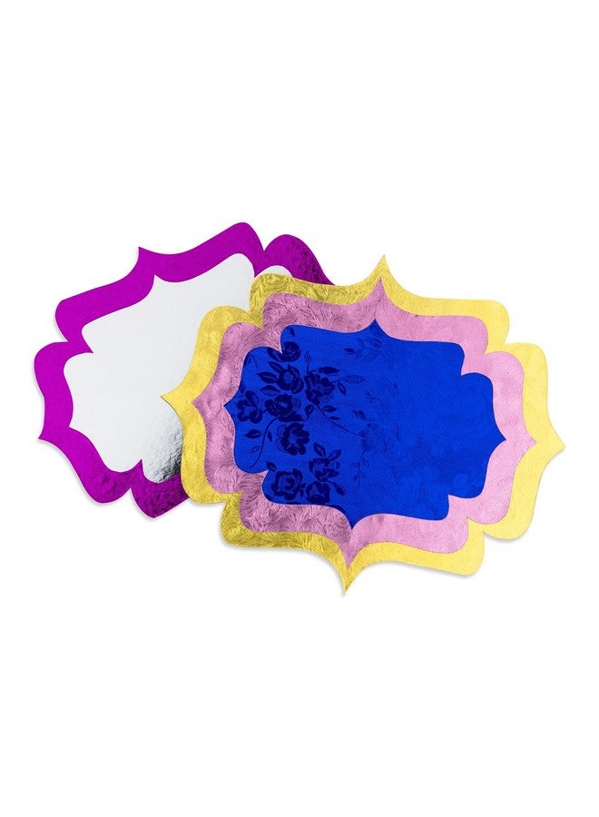 Hygloss Embossed Metallic Foil Paper For Arts & Crafts Classroom Activities & Artists8.5" X 11"12 Sheets 8.5X11Inch Assorted Colors & Designs - Image 5