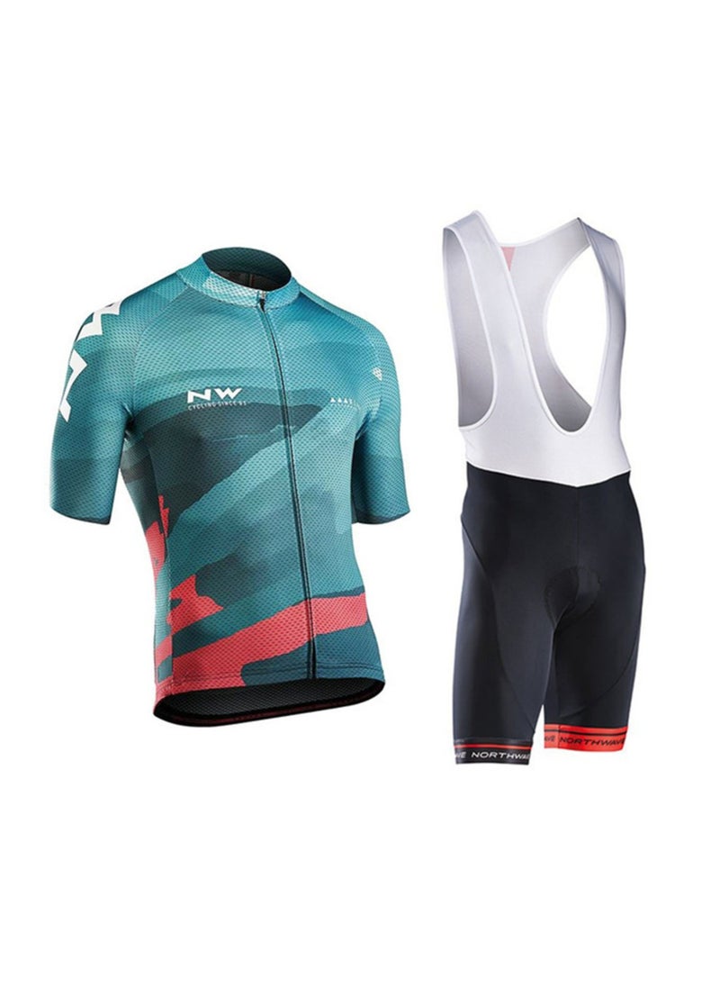 KUYING Outdoor Mountain Bike Road Bike Riding Suit Set 