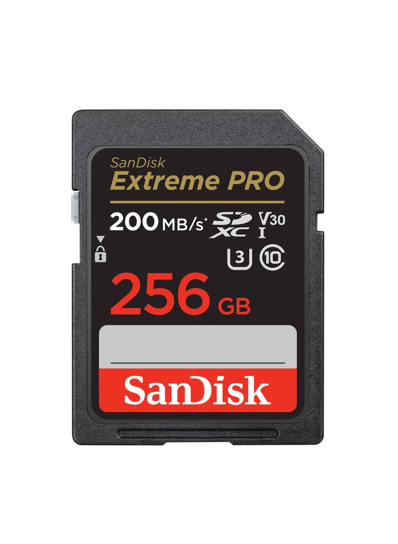 SanDisk 256GB Extreme PRO UHS-I SDXC Memory Card - Image 1