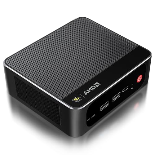 Beelink SER5 MAX Mini PC,AMD Ryzen 7 7735HS(up to 4.75GHz,8C/16T), Mini Computer 24GB LPDDR5 RAM 1TB PCIe4.0 X4 SSD, 4K Triple Display, WiFi 6, BT 5.4,RJ45 2.5G LAN - Image 1