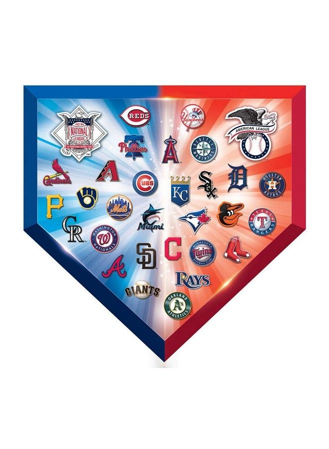 MasterPieces Mlb1010: ألغاز على شكل لوحة منزلية من 500 قطعة لشعارات فرق MLB - Image 4