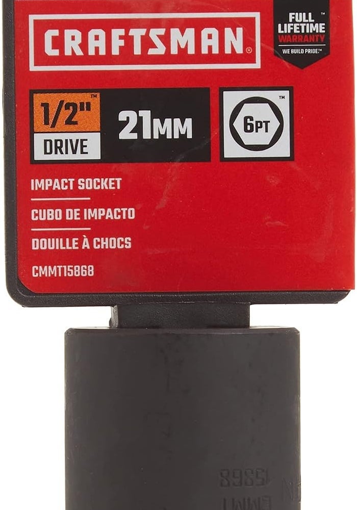 CRAFTSMAN 21mm Shallow Impact Socket - Image 2