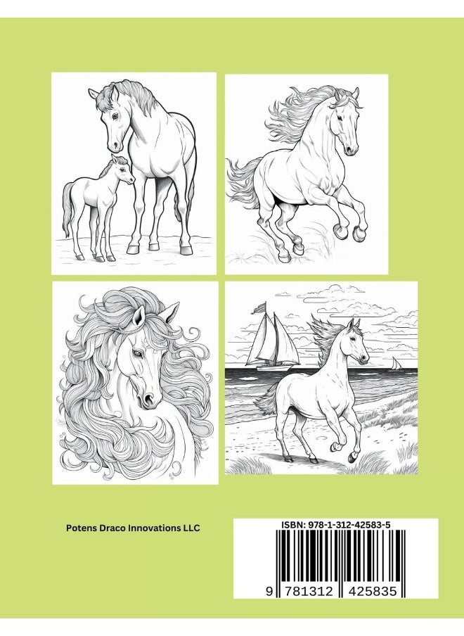 Horse Coloring Book  - Image 2
