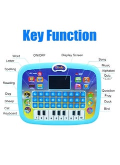 MUMS PLANET Educational Kids Toys Tablet for 3 Year Old Boys, Educational Computer Toy for 36-48 Months Toddlers, Birthday Gifts for 3-5 Year Old, Baby Toys Montessori Toys (Multicolor)  - Image 2