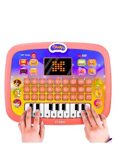 MUMS PLANET Educational Kids Toys Tablet for 3 Year Old Boys, Educational Computer Toy for 36-48 Months Toddlers, Birthday Gifts for 3-5 Year Old, Baby Toys Montessori Toys (Multicolor)  - Image 3
