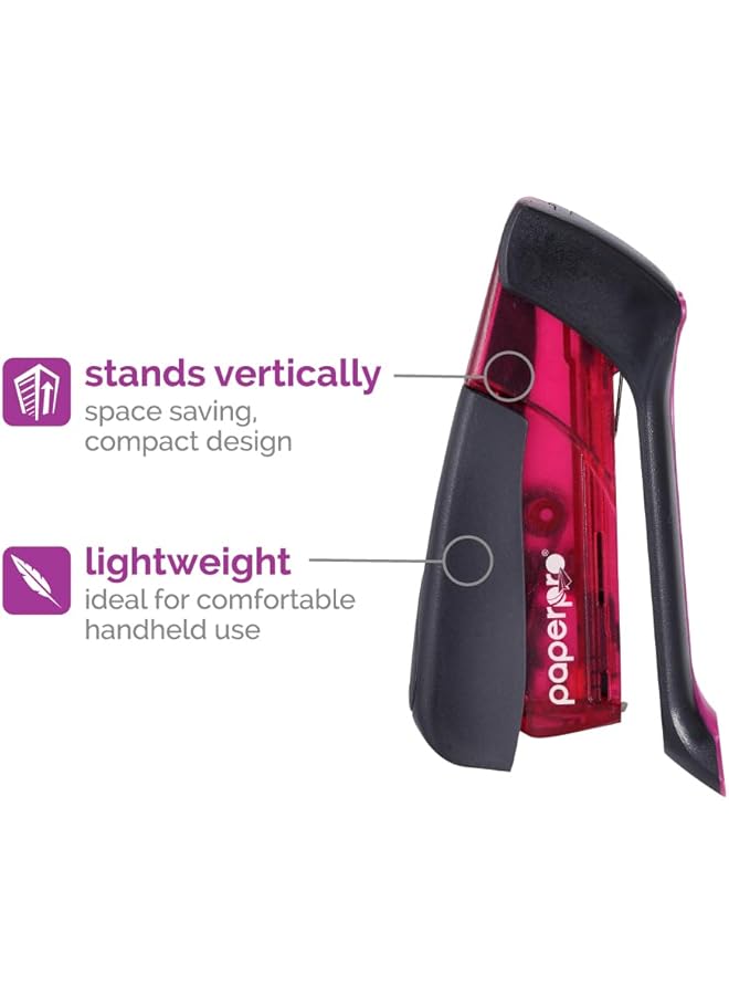 PaperPro Paper Pro Compact Classic No Effort One Finger 80 Percent Easier Staplers Great For Carpal Tunnel And Arthritis Assorted 3054 - Image 4