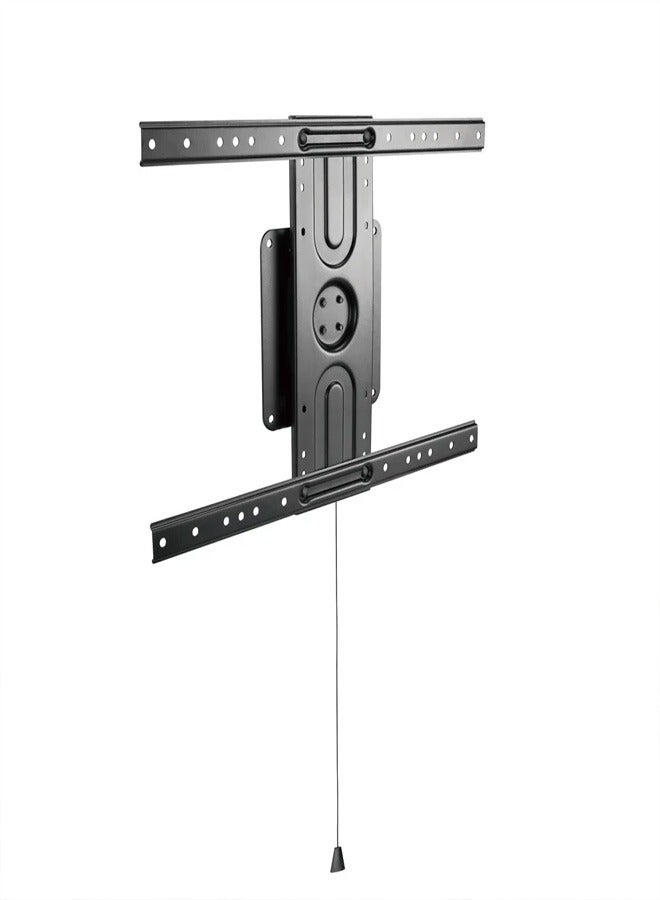 SH 46UFR Ultra-Thin 360° Rotatable Fixed TV Wall Mount for 37-80 Inch Flat & Curved TVs, VESA 600x400, Profile 45mm, Max Load 50kg – Black