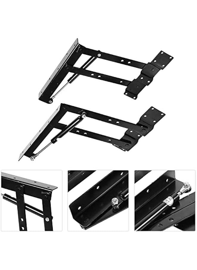Generic 2pcs Heavy Duty Steel Practical lifts Up Coffee Table Mechanism Hardware Top Lifting Frame Furniture Tea Coffee Table Furniture Accessories , Folding lifts up Top Table Mechanism , Folding lifts up  - Image 3