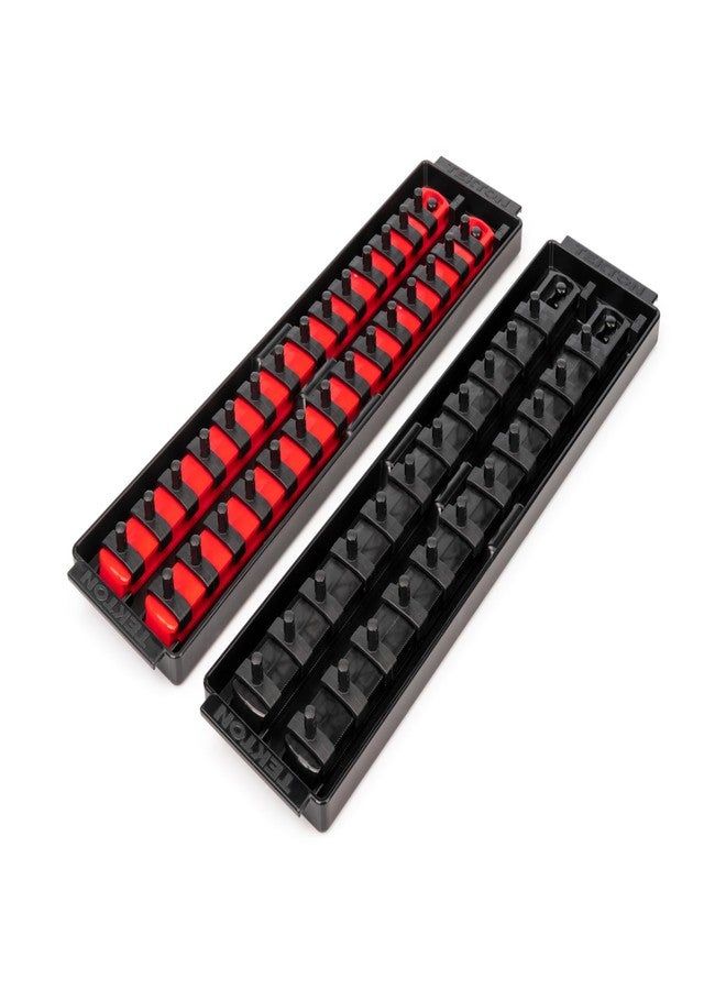 TEKTON 1/4 Inch Drive Socket Rail and Tray Set (50-Tool) | OST90902 | Made in USA - Image 1