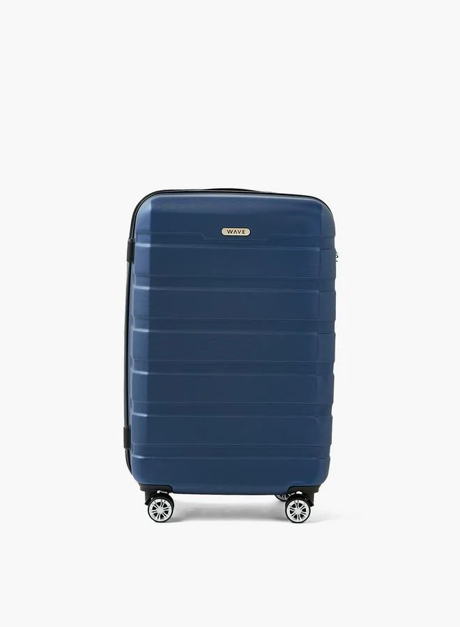 وايف Textured Hardcase Luggage Trolley With Retractable Handle - 28 Inches Check-In Bag
