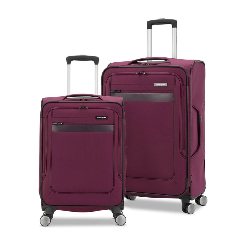 Samsonite Ascella 3.0 Softside Expandable Luggage with Spinners, Sapphire Blue, 2PC SET (Carry-on/Medium) - Image 2