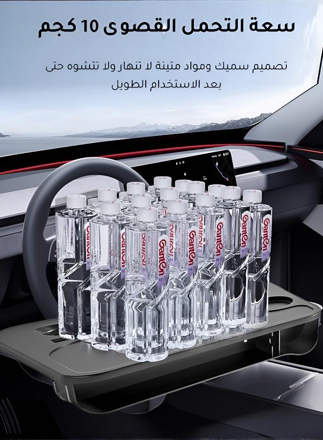 طاولة عجلة القيادة وصندوق تخزين المقعد للسيارة متعدد الوظائف 2 في 1 - Image 5