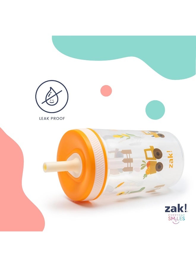 Zak Designs 15oz Bluey Kelso Tumbler Set, Leak-Proof Screw-On Lid with Straw Made of Durable Plastic and Silicone, Perfect Bundle for Kids, 2 Count (Pack of 1) - Image 4