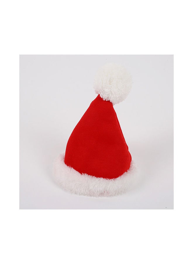 NIBEMINENT Pet Puppy X-MAS Santa Winter Warm Costume Dress Red Myard - Image 3