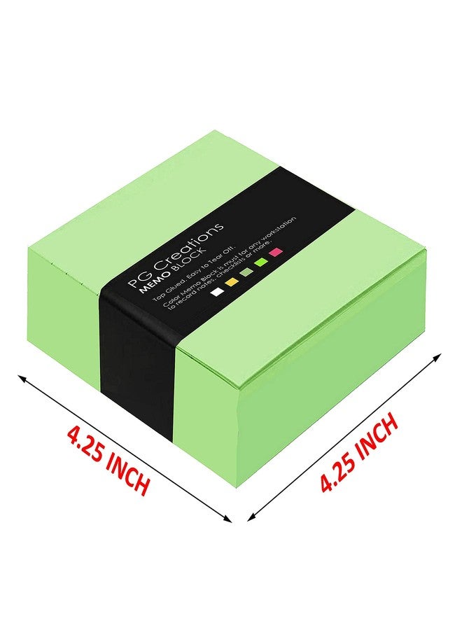 PG Creations Pocket Size, Pack of 5 Pads, Unruled Desk Writing Notepads, 58 Gsm Blank Plain Rough Paper Pad, 250 Sheets Per Pad, Small Writing Pads for Daily Notes, 4.25x4.25 Inch, Multi - Image 2