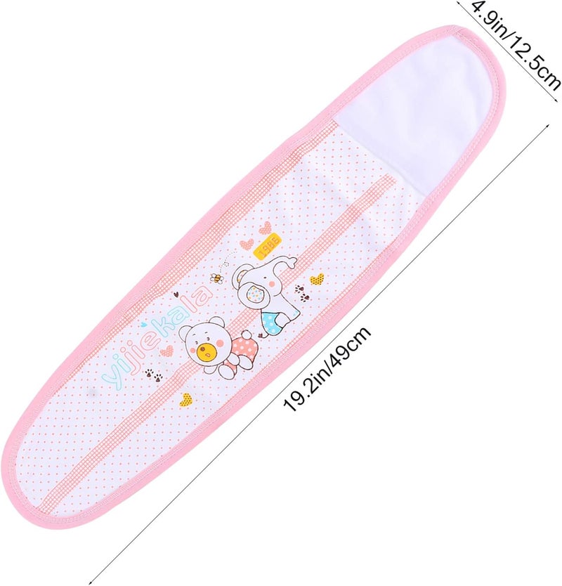 EXCEART 4pcs Baby Umbilical Hernia Belt Baby Belly Button Cord Band Infant Belly Wrap Adjustable Navel Belly Band - Image 5
